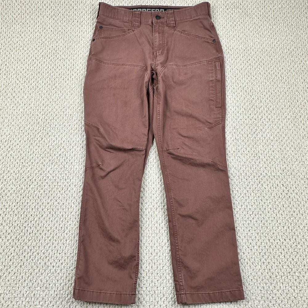 Alaskan Hardgear Pants Mens 32x30 Red Fade Stone Run Standard Fit Duluth Trading